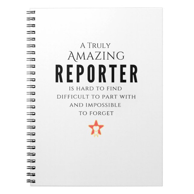 Reporter Notebook (Front)