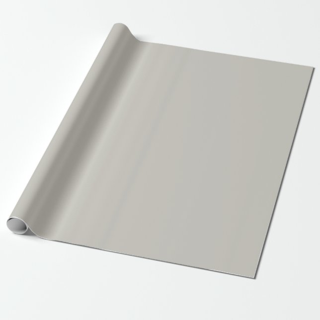 Repose Grey Solid Colour Wrapping Paper (Unrolled)