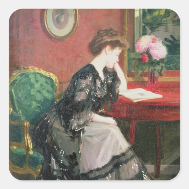 Repose Square Sticker (Front)