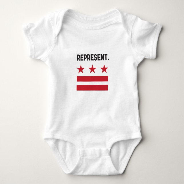 Represent DC Women's T Baby Bodysuit (Front)