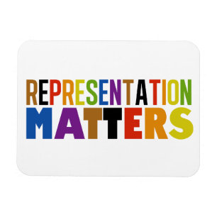 Representation Matters Rainbow Diversity Card Magnet