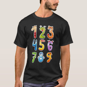 Representation Numbers Math Back To School Educati T-Shirt