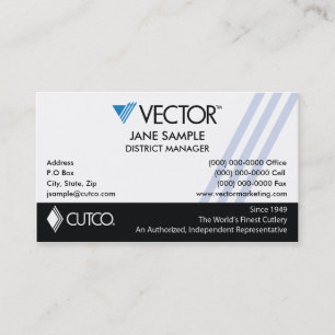 Representative & Manager Business Cards