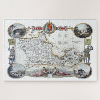 Reprint of a vintage Berkshire, UK, Map Jigsaw Puzzle