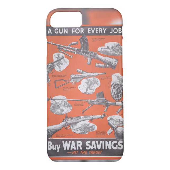 Reprint of British wartime poster. Case-Mate iPhone Case (Back)