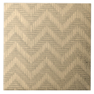 Repro Art Nouveau Modern Neutral Beige Ceramic Tile