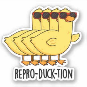Repro-duck-tion Funny Animal Duck Pun 