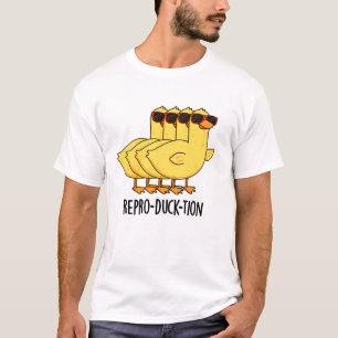 Repro-duck-tion Funny Animal Duck Pun  T-Shirt