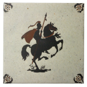 Repro Vintage Dutch Brown Unique Delft tiles