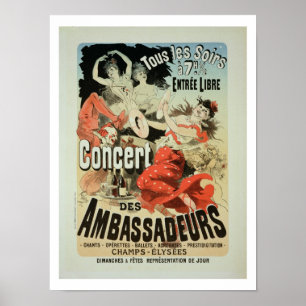 Reproduction of a poster advertising an 'Ambassado
