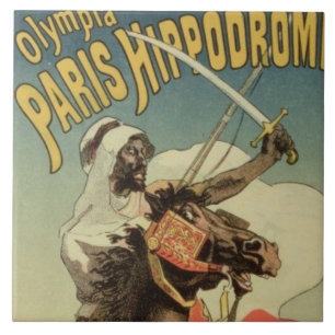 Reproduction of a poster advertising an 'Exhibitio Ceramic Tile