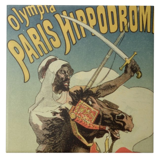 Reproduction of a poster advertising an 'Exhibitio Ceramic Tile (Front)