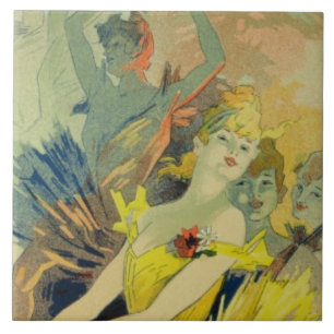 Reproduction of a poster advertising 'Back-Stage a Tile