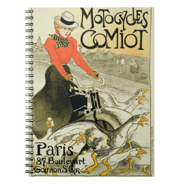 Reproduction of a Poster Advertising Comiot Motorc Notebook (Front)