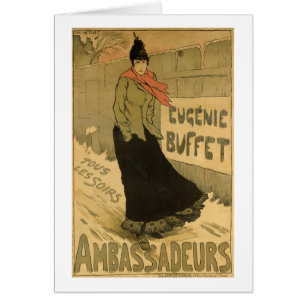 Reproduction of a poster advertising 'Eugenie Buff