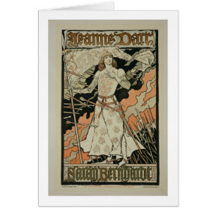 Reproduction of a poster advertising 'Joan of Arc'