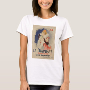 Reproduction of a poster advertising 'La Diaphane' T-Shirt