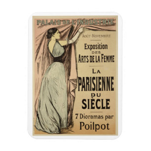Reproduction of a poster advertising 'La Parisienn Magnet