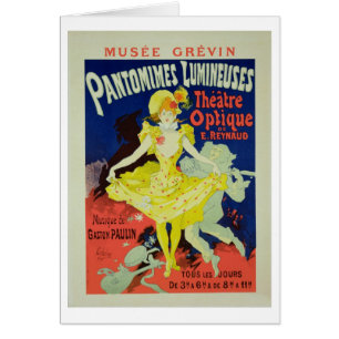 Reproduction of a Poster Advertising 'Pantomimes L