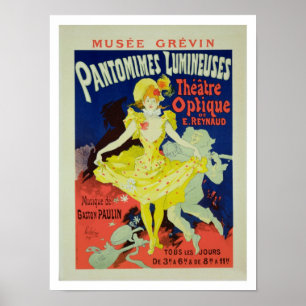 Reproduction of a Poster Advertising 'Pantomimes L