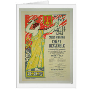 Reproduction of a poster advertising the 'Concours