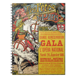 Reproduction of a poster advertising the 'Fetes de Notebook