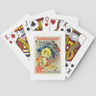 Reproduction of a Poster Advertising the Flower Fe Playing Cards