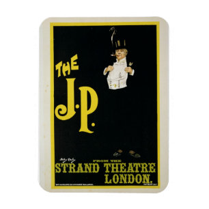Reproduction of a poster advertising 'The J.P.' at Magnet