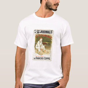 Reproduction of a poster advertising the novel 'Le T-Shirt