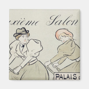 Reproduction of a poster advertising the 'Salon du Magnet