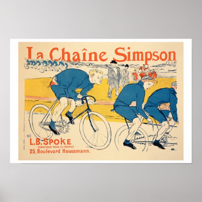 Reproduction of a poster advertising 'The Simpson (Front)