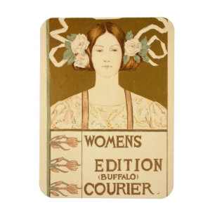 Reproduction of a poster advertising the 'Women's Magnet