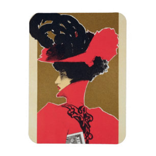 Reproduction of a poster advertising 'Zlata Praha' Magnet