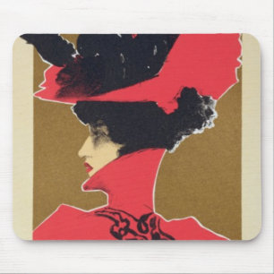 Reproduction of a poster advertising 'Zlata Praha' Mouse Pad