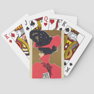 Reproduction of a poster advertising 'Zlata Praha' Playing Cards