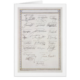 Reproduction of Signatures of the Tudors and their