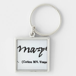 Reproduction of the signature of Mary I Key Ring