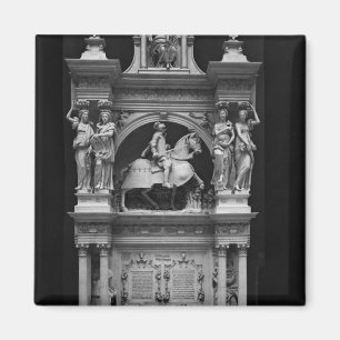 Reproduction of the tomb of Louis de Breze Magnet