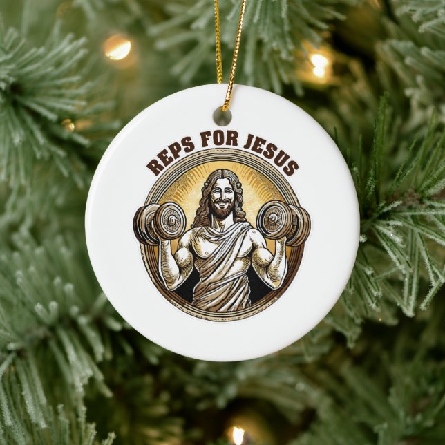 Reps for Jesus Ceramic Ornament (Tree)