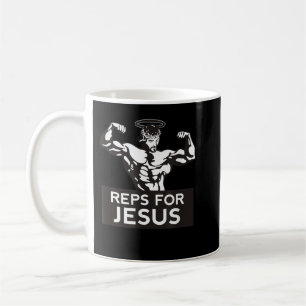 Reps For Jesus Gym T-Shirt Coffee Mug