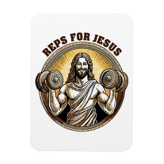 Reps for Jesus Magnet (Vertical)