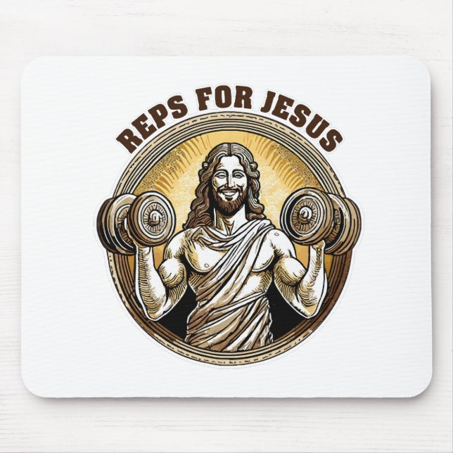 Reps for Jesus Mouse Pad (Front)
