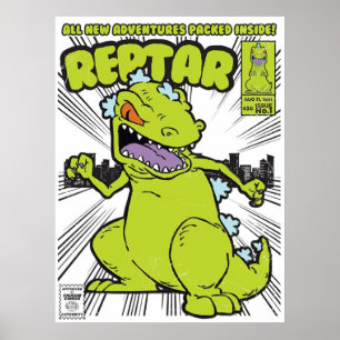 Reptar Comic Book Poster