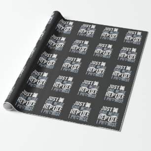 Reptile addicted Funny Lizard Snake Frog lover Wrapping Paper