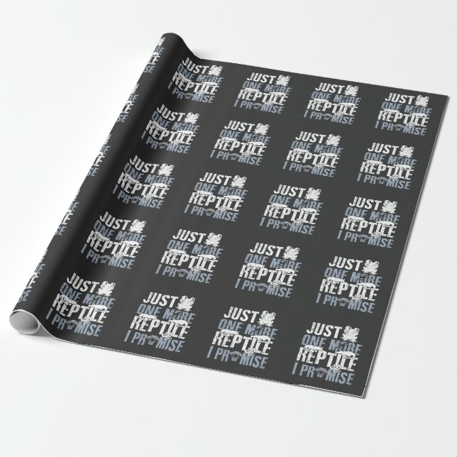Reptile addicted Funny Lizard Snake Frog lover Wrapping Paper (Unrolled)