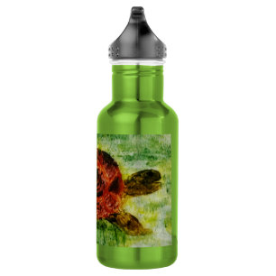 Reptile Animal Art Tortoise 532 Ml Water Bottle
