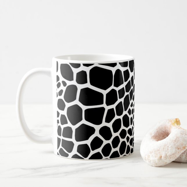 Reptile animal print coffee mug (With Donut)