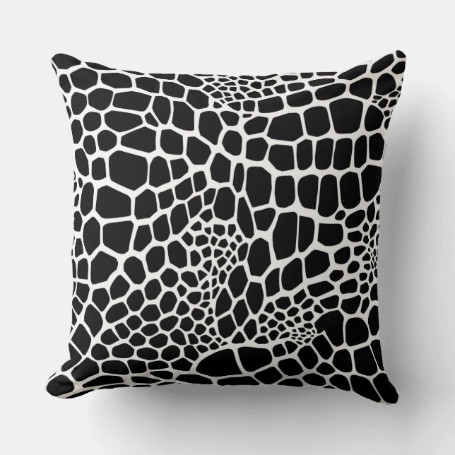 Reptile animal print cushion (Front)