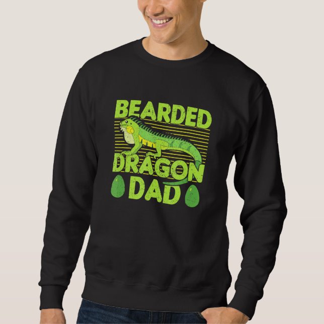 Reptile Bearded Dragon Dad Sweatshirt (Front)