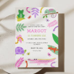 Reptile Birthday Party Invitation<br><div class="desc">Reptile Birthday Party Invitation
All designs are © DANIBELLADESIGN</div>